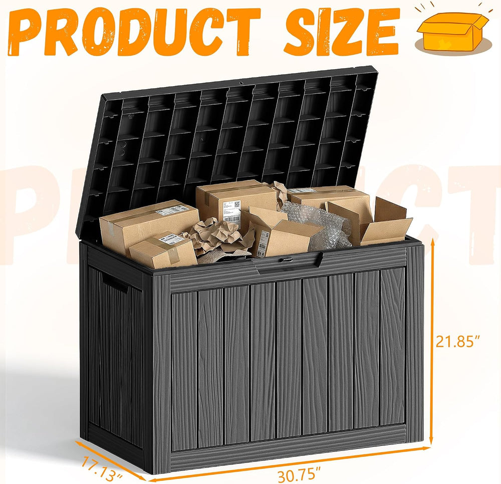 50Gal Package Delivery Box Lockable Outdoor Storage Box