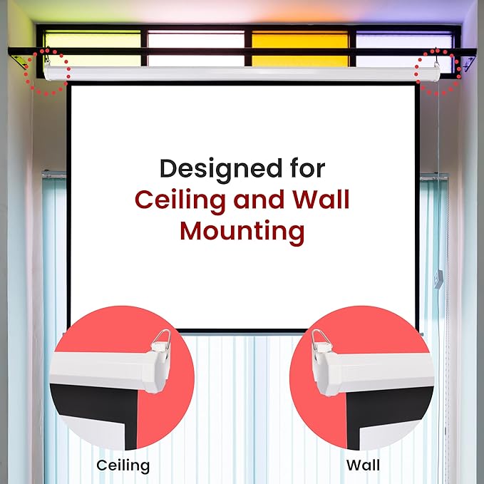 Pyle Manual Pull Down Projector Screen