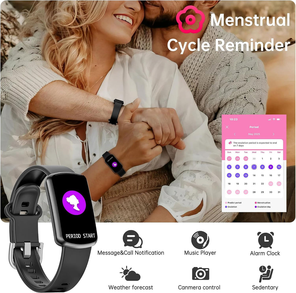 Health Fitness Tracker with 24/7 Heart Rate, Smart Watch with Blood Pressure ...