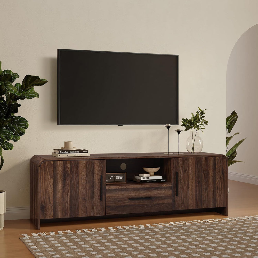 LuxenHome 70" Mid-Century Modern TV Stand