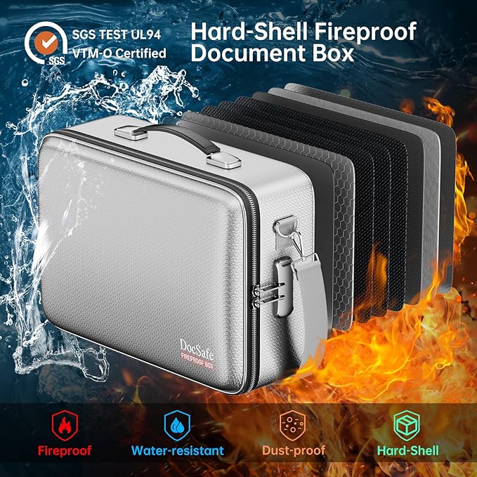 DocSafe Fireproof Document Box