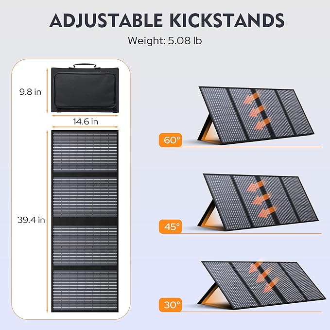 ENGINSTAR 60W Foldable Solar Panel Charger