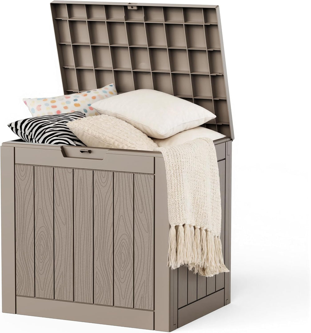 Deck Box Large Outdoor Storage for Patio Furniture, Outdoor Cushions, Garden ...
