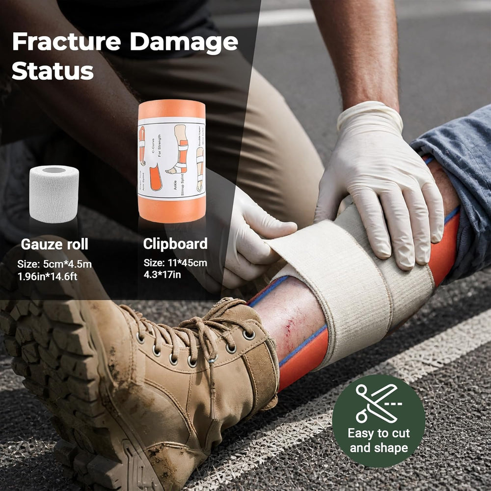 IFAK Trauma Kit with Tourniquet,Israeli-Style Bandage, Splint, Tactical First...