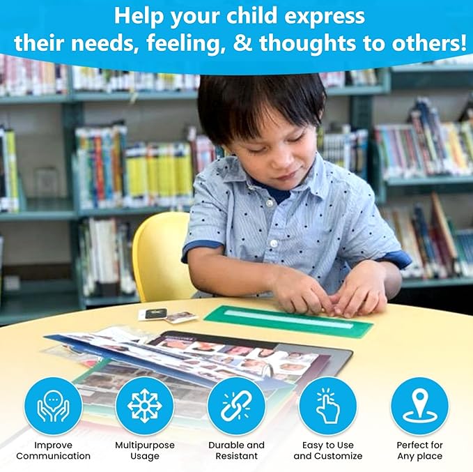Smile4Autism Large 2"x2" Loose Visual Picture Cards, Receptive and ...