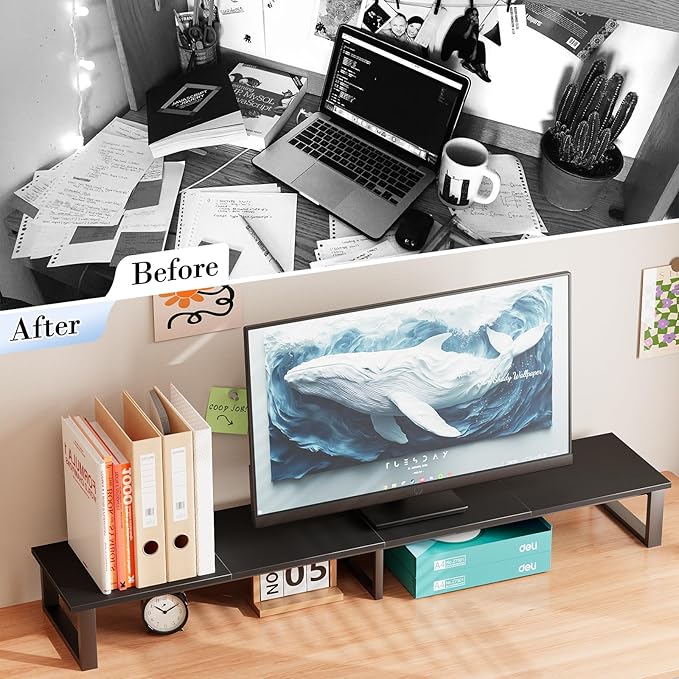 aboxoo 59" Large TV Riser Stand