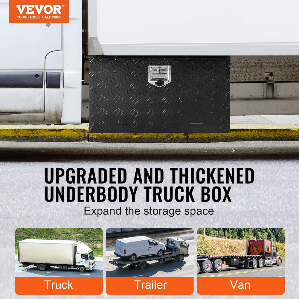 VEVOR Underbody Truck Box, 36"×14"×16" Pickup Storage Box, Hea...