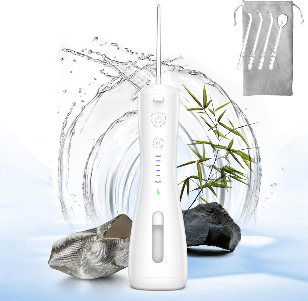 Water Flosser 6 Modes & IPX7 Waterproof Rechargeable Oral Irrigator Water...