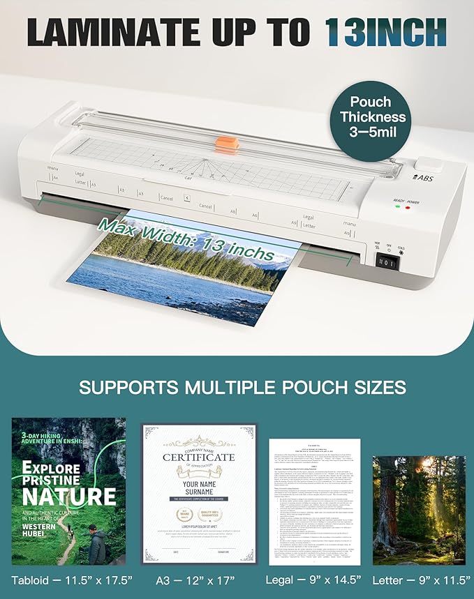 Laminator Machine 13 Inch Lamination Machine