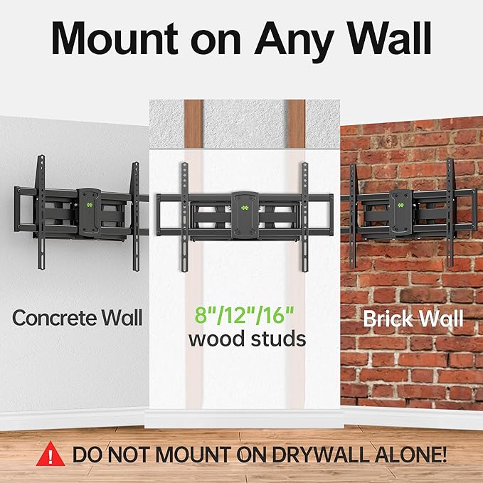 Full Motion Mount, USX MOUNT UL Listed TV Wall Mount
