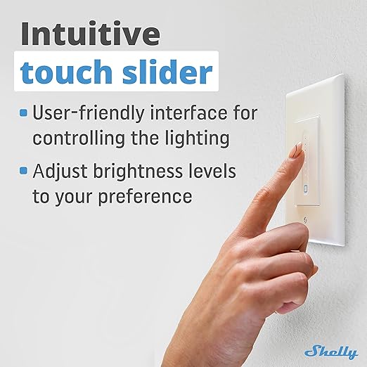 Shelly Plus Wall Dimmer UL | WiFi Smart Wall Dimmer Switch | Home Automation ...
