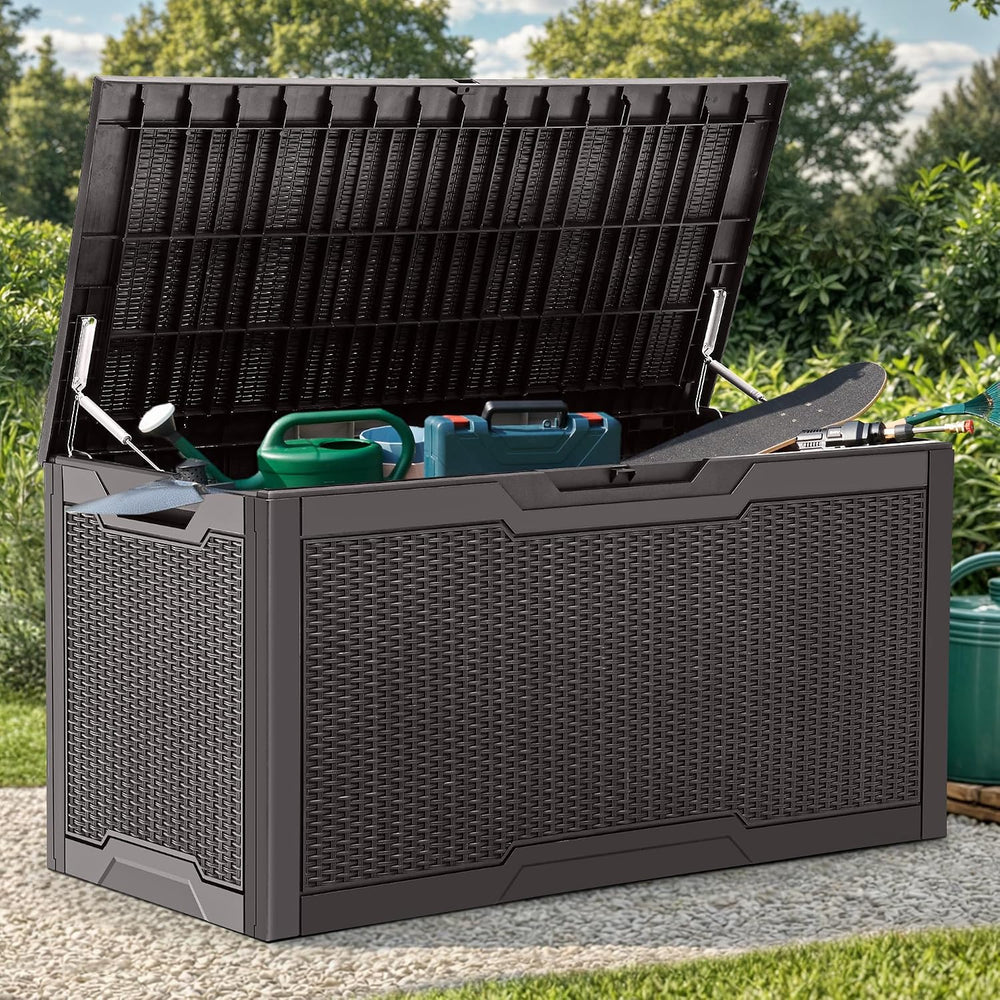 YITAHOME 100 Gallon Resin Deck Box