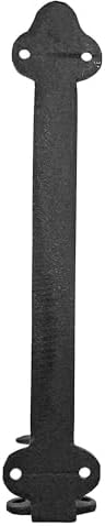 NACH Decorative Shelf Brackets, 1 Pack of 15 x 2 x 15 inch, Black Cast Iron W...