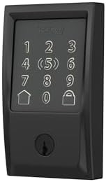 Schlage Encode Plus Smart WiFi Deadbolt Lock, Tap to Unlock, Matte Black