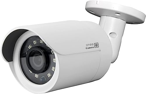 Real HD 4MP PoE IP Bullet Outdoor Camera, 2.8mm Wide Angle, H.265, IP66 Weath...