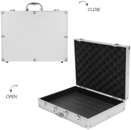 Aluminum Tool Case Lockable Portable Storage Box 14.5 in