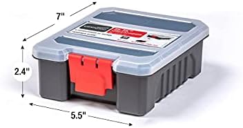 3-Pack Organizer Set – Small Parts Storage Boxes with Removable Dividers – 1 ...
