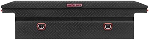 Weather Guard Saddle Truck Tool Box Aluminum Full Low Profile Textured Matte ...