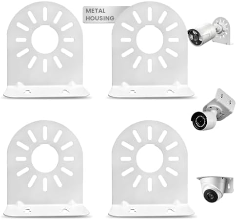 Universal L-Shape CCTV Camera Bracket, Metal Security Wall Mount Bracket