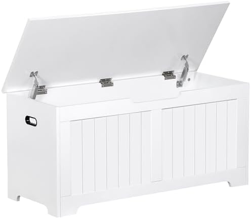 ZENY Storage Chest, Lift Top Storage Trunk, Entryway Shoe Bench, Wooden Stora...
