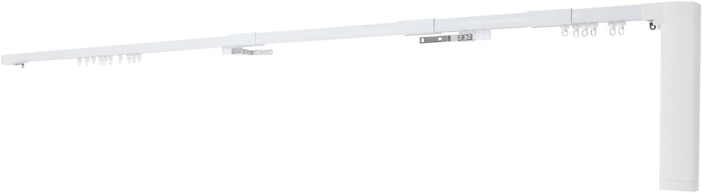 Lemoeyes Electric Curtain Track, Retractable Motorized Curtains Rod From 7-20ft