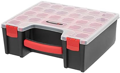 INTERTOOL Hardware Organizer with 7 Deep Removable Bins - Small Parts Storage...