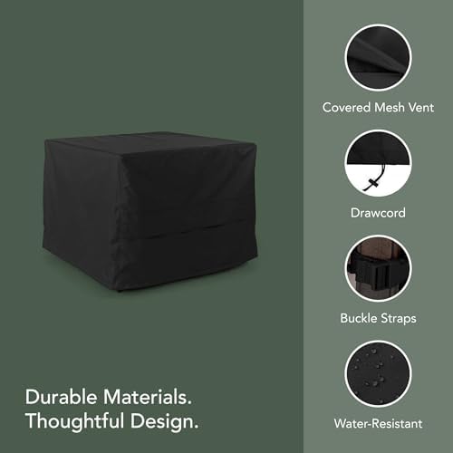 Covermates Ultima Deck Box Cover, Polyester, 26Wx26Dx25H, Ripstop Black