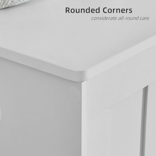 VANKILEY 47.2" Storage Chest Extra Large, Storage Bench.(White)