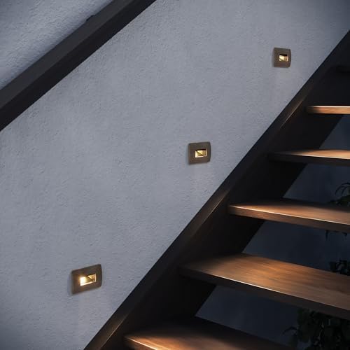 Hinkley Luna Horizontal 12V LED Outdoor Landscape Step Light, Satin Black