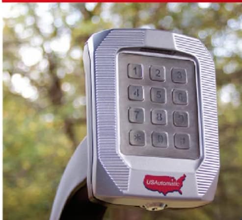 US Automatic 050551 Premium Wireless Keypad Rugged Die-Cast Locking Aluminum
