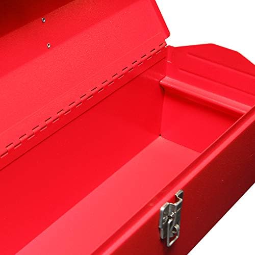 BIG RED TB101 Torin 19" Hip Roof Style Portable Steel Tool Box with Meta...