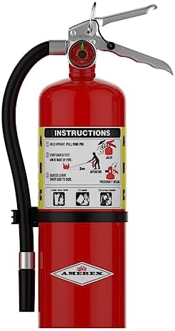 Amerex B402, 5 lb. ABC Dry Chemical Fire Extinguisher, with Wall Bracket