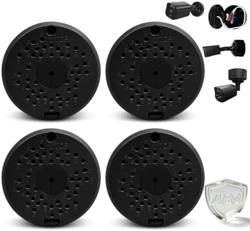 (ABS New) Security Camera Junction Box,Security Camera Bracket Outdoor,Plastic Waterproof Security Camera Mount Hide Cable Junction Box for Arlo Solar Panel Flip Cover Cable Cover