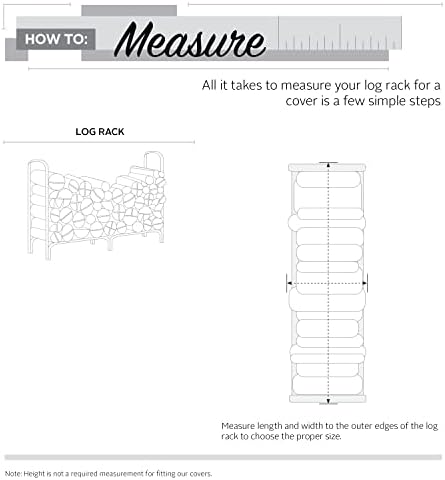 Classic Accessories Veranda Water-Resistant 12 Foot Log Rack Cover, Outdoor P...