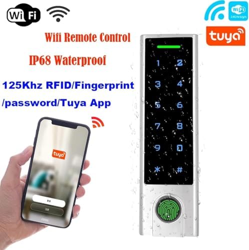 MENGQI-CONTROL Backup Battery Supported Phone APP Remote Open Metal Case Weat...