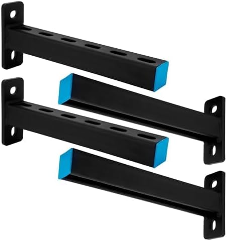 4 PCS Steel Shelf Bracket,Display Bracket,DIY Projects,Metal Strut Channel,St...