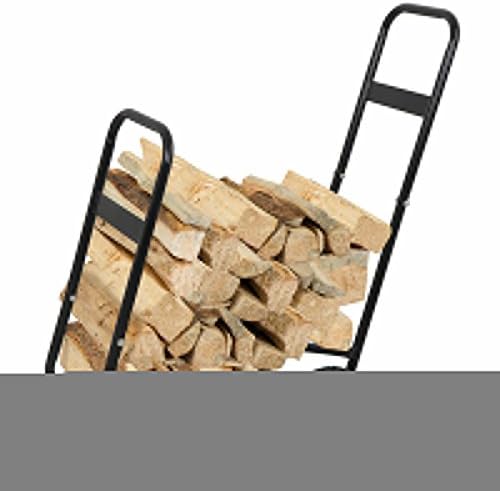 ZENY Portable Firewood Hauler & Carrier, Black