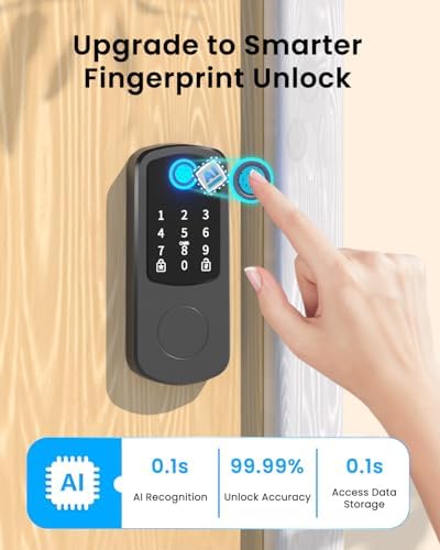 Smart Door Locks for Front Door Keyless Entry Fingerprint Door Lock