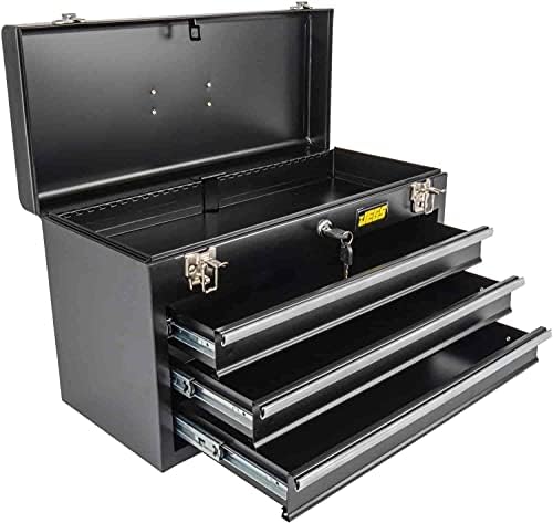 Portable 3 Drawer Tool Box