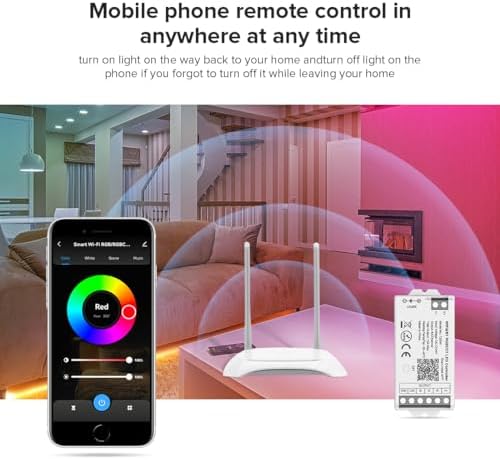 BTF-LIGHTING RF 2.4GHz Wireless Remote RC09RFB & C05W RGBWW 2.4GHz Tuya WiFi