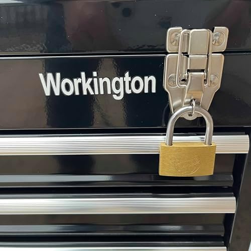 Workington Portable Metal Tool Chest with 4 Drawers, 20" 4-Drawer Tool C...