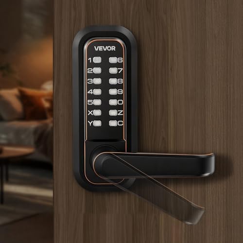 VEVOR Mechanical Keyless Entry Door Lock, 2.0 Code Upgrade, 4-7 Digits Code, ...