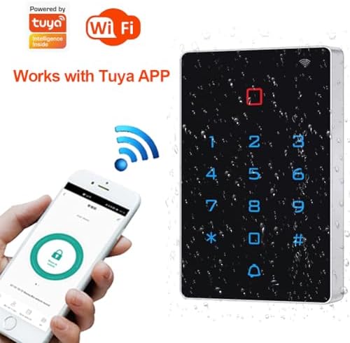 WiFi Work with Tuya Mobile APP,125khz Card,WiFi Access Control keypad,Door Lo...