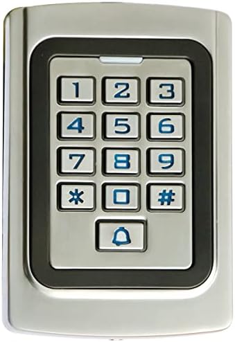 IP68 Waterproof Universal 12V 24VDC Metal Case Digital Wired Keypad for Garag...