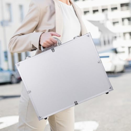 Aluminum Tool Case Lockable Portable Storage Box 14.5 in