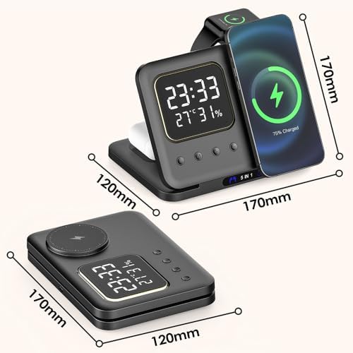 IHAO 5in1 Multi Functional Wireless Charger