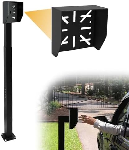 Upgraded Heavy-Duty Keypad Mounting Post, 33-45 Inch Adjustable Height