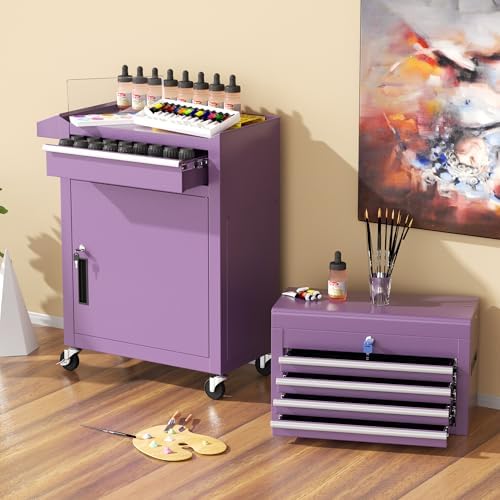INTERGREAT 5 Drawer Tool Chest with Wheels, Rolling Tool Chest with Enhanced ...