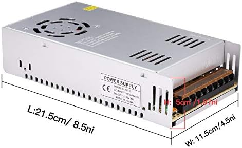 30A 360W 12V DC Power Supply, Universal Regulated Switching AC 110V/220V to D...