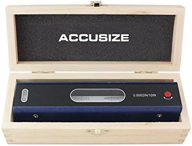 Accusize Industrial Tools 8'' Master Precision Level in Fitted Box, A...